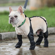 Dog Boots Suspenders, Anti-SlipDog boots that stay on, Dirty-Proof Dog Walking Booties